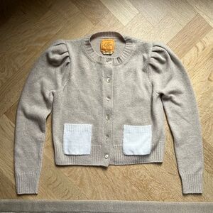 LE LION NWOT LAURITA PUFF SLEEVE CARDIGAN